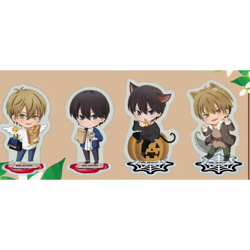 

Dakaretai Otoko 1-i ni Odosarete Imasu Mini Figure Doll Anime Azumaya Junta Saijo Takato Acrylic Stand Model Plate Toy for Gift