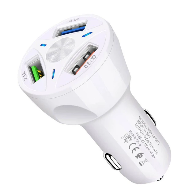 3USB Car Charger 3ポートカーチャージャー 車載充電アダプタ