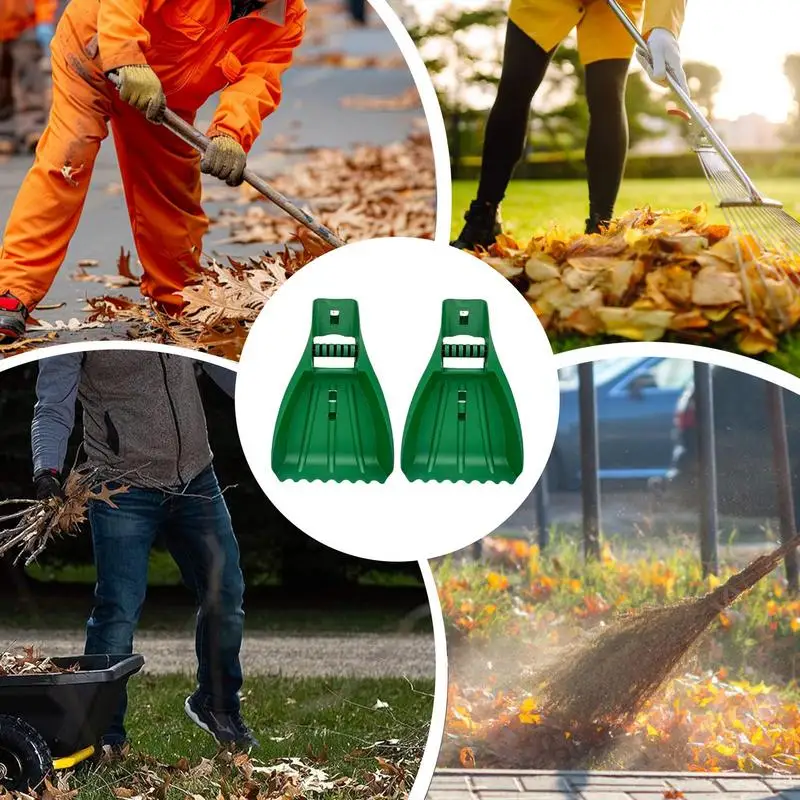 Leaf Picker Upper Claws Scoop Leaf Grabber Hand Rake Ergonomic Gardening Tools Scooper Cleaning Supplies For Leaves Grass