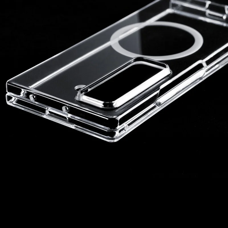 Transparent Acrylic Magnetic Phone Case with Camera Protection for Samsung Galaxy Z Fold Series