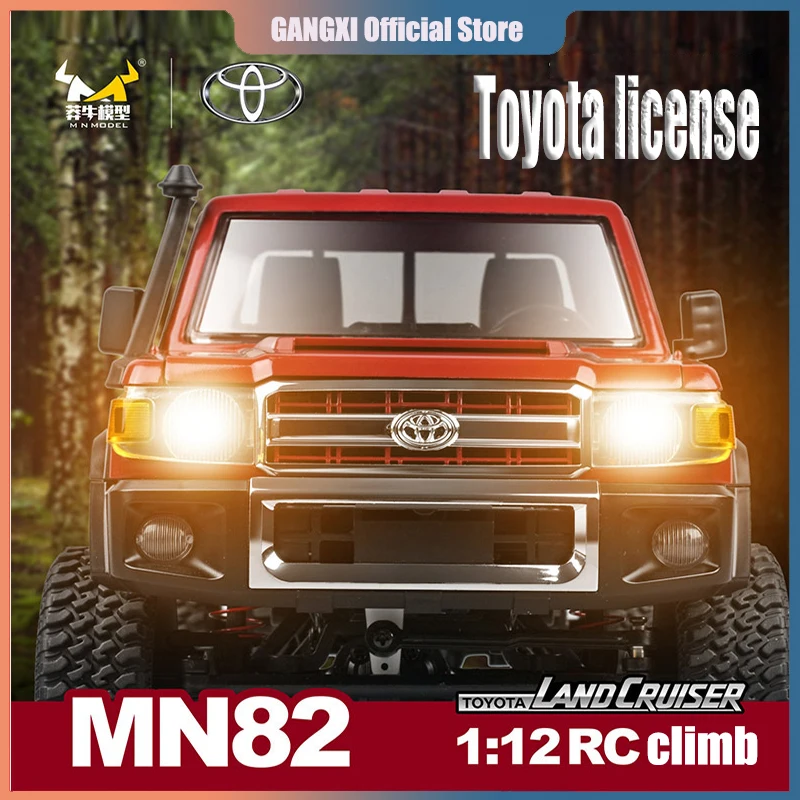 MN82 1:12 Full Scale MN Model RTR Version RC Car 2.4G 4WD 280 Motor Proportional Off-Road RC Remote Control Car for Boys Gifts rc cars