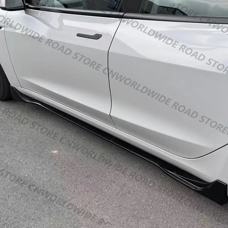 Car Accessories Side Skirts Body Kits For Tesla Model 3 Y Highland