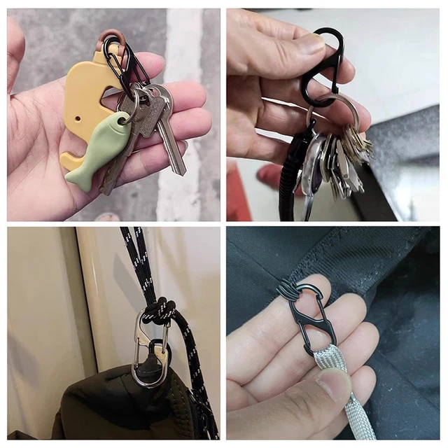 5pcs Tactical S Carabiner 6