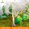 Proportion of Trunk of Hand-held Platform with Base for Pasting Scene with Miniature Simulated Iron Wire Plant Sand Table Model 5