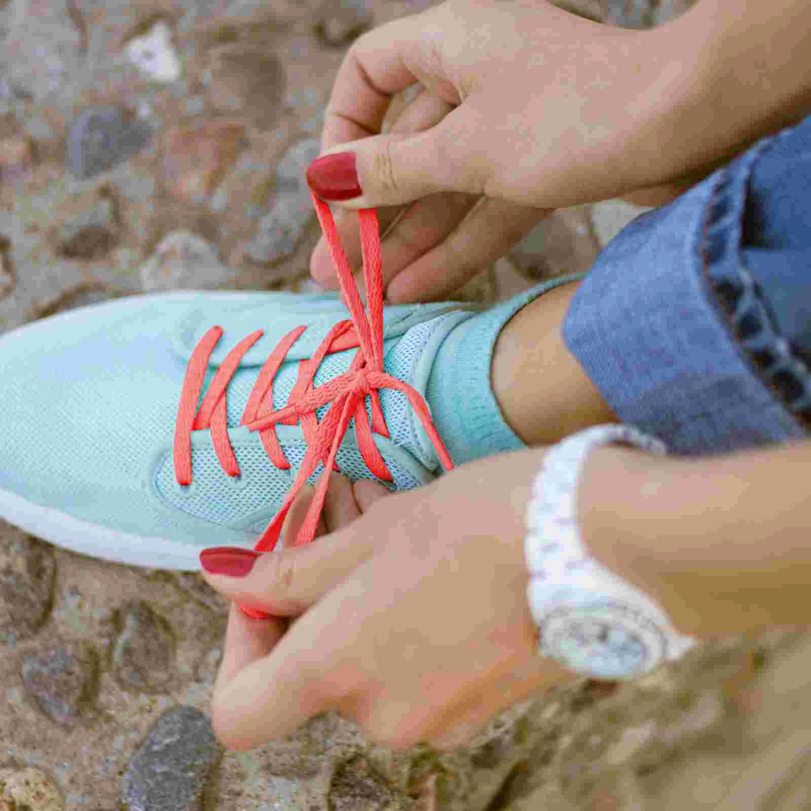 

of Replacement Flat Shoelaces Shoe Laces Strings for Sports Shoes /Boots /Sneakers /Skates (Assorted Colors)
