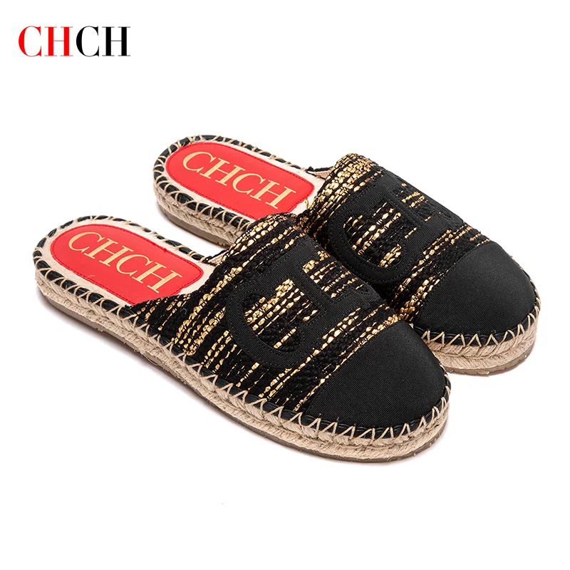 أحذية CHCH النسائية المسطحة 2024 أحذية منزلية جديد...