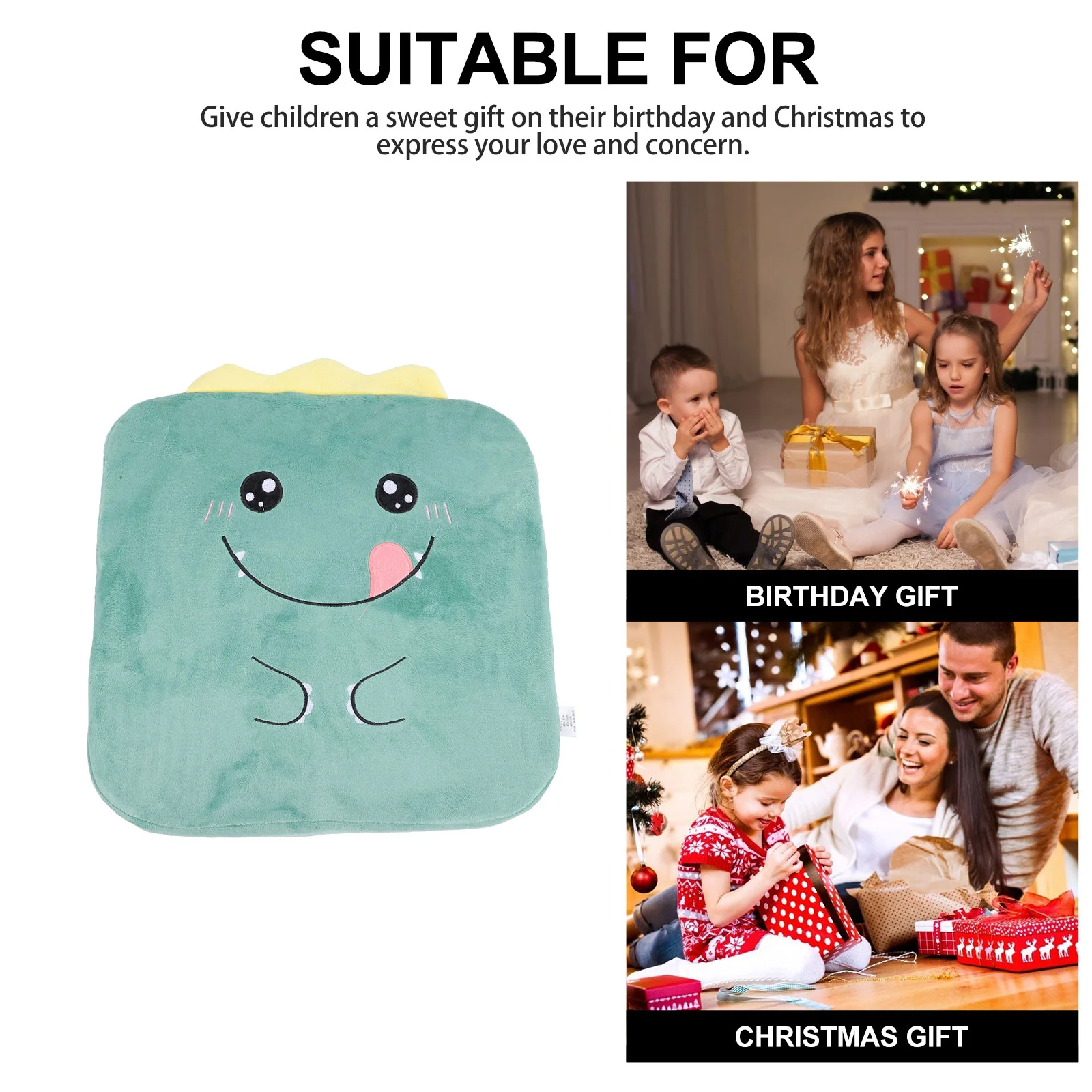 

Cartoon Dinosaur Kids Dining Chair Height Booster Seat Cushion Mat Pad for Boys Girls