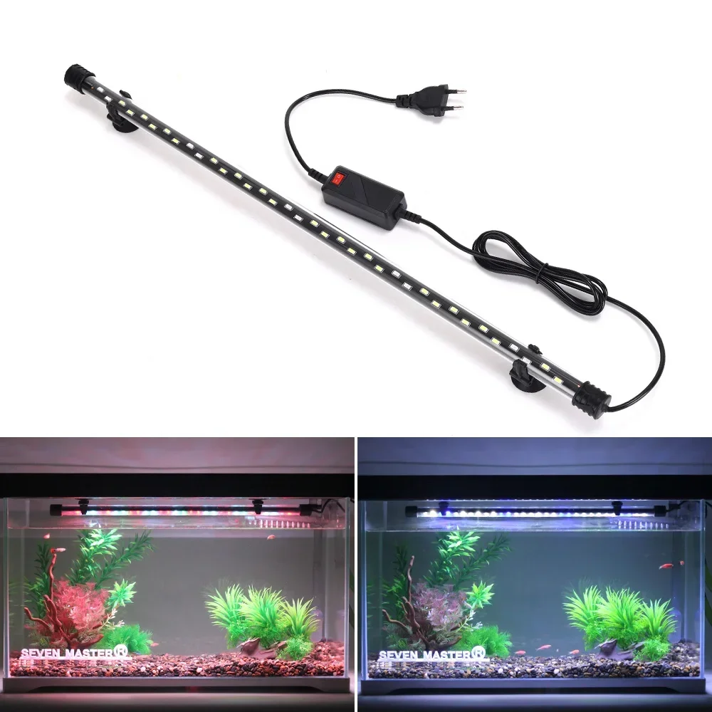 

Underwater Fish Lamp Submersible Aquarium Light Waterproof LED Plant Lighting 90-260V 5730chip Aquatic Water Grass Lights