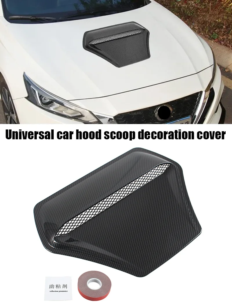 Hood Scoops For Trucks 2-Pack Fake Hood Scoops Universal ABS - Main Image