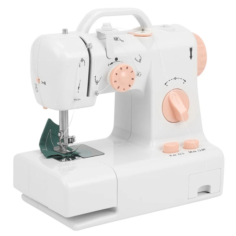 Mini Sewing Machine Fhsm 318 Built In Light Household Multi Function