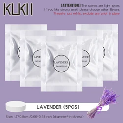 Bear Car Air Fresheners Replacement Fragrance Tablets (Lavender 5PCS)