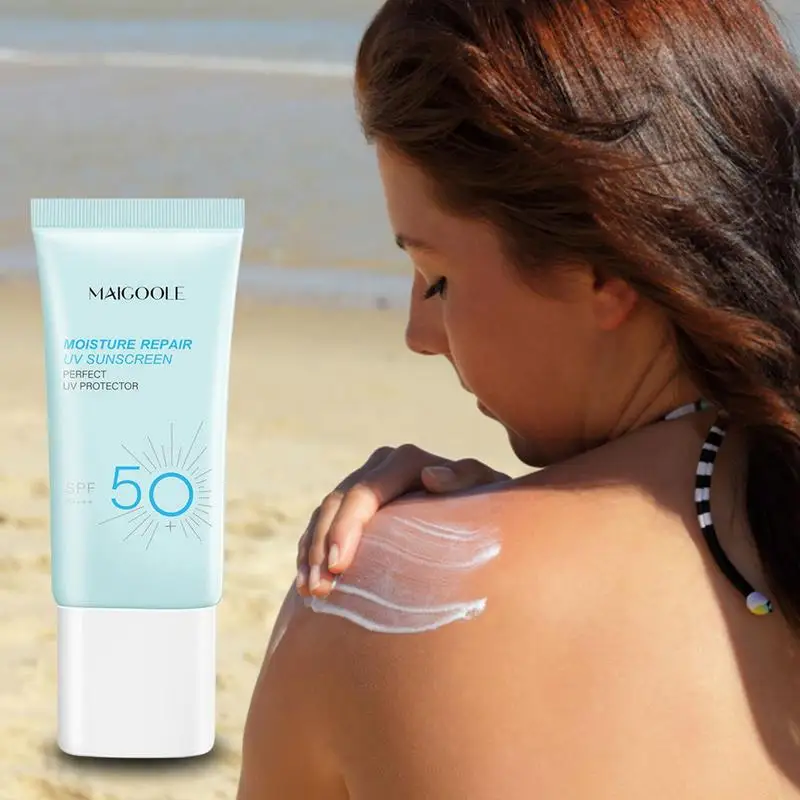 UV Protector Cream SPF50 Sunscreen Cream Moisturizing Whitening Sun Stopper Water Resistant