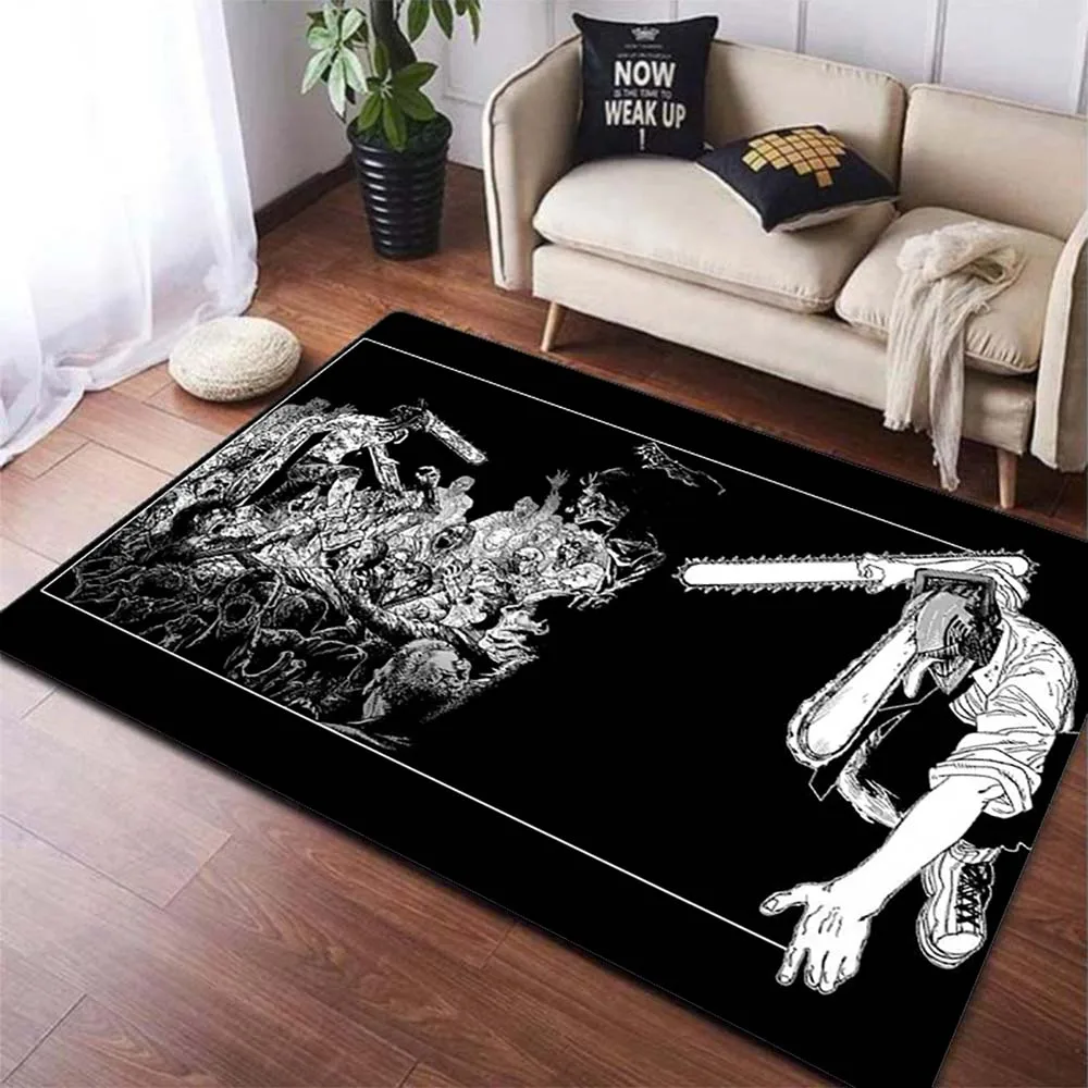 Photography Props Mat Carpets Chainsaw Living Room Rug Man Large