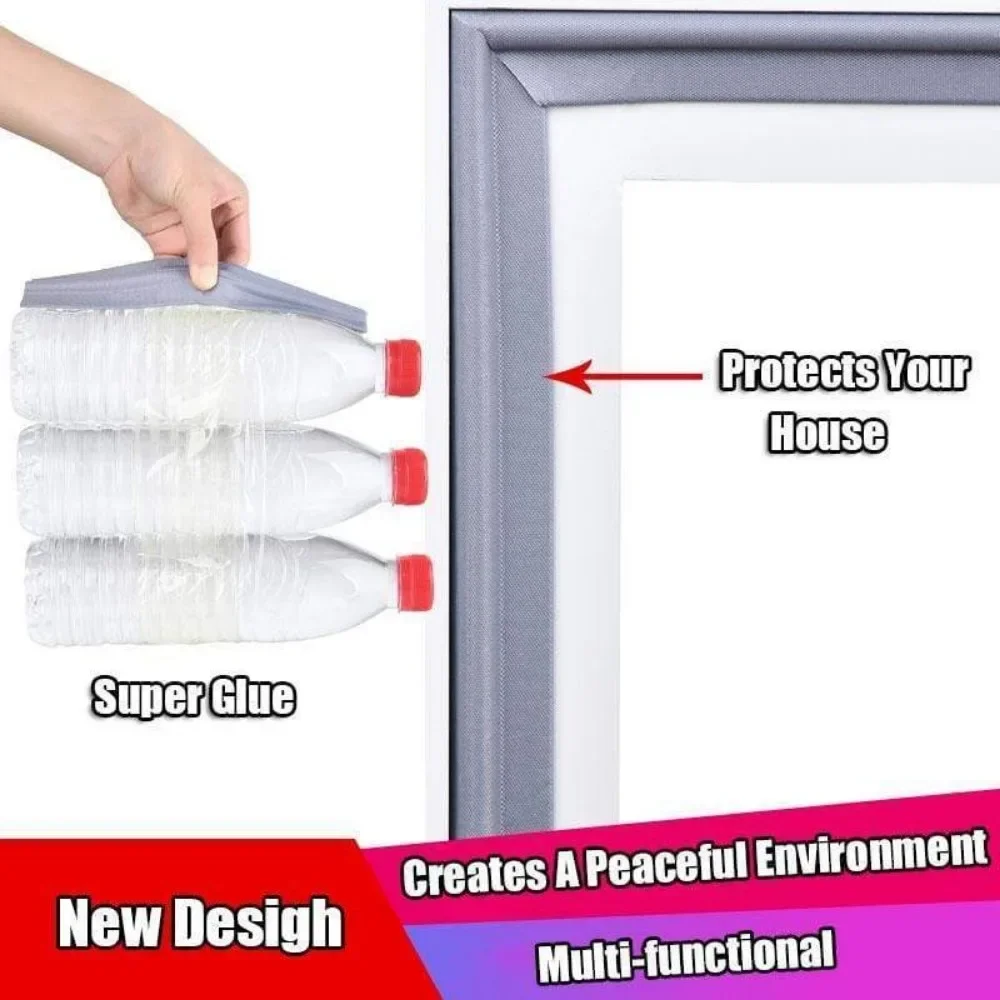Sliding Door Windows Sealing Strip Soundproof Door Seal for Gap Filler Windproof Waterproof Foam Seal Strip Home Accessories 40M door seal strip window seal strip sealing strip