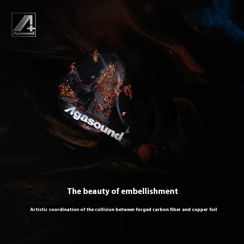Agasound Performer In Ear HiFi Earphone 10mm High-precision Magnetic Dynamic Monitor Music Earbuds With Detachable Cable Custom 4