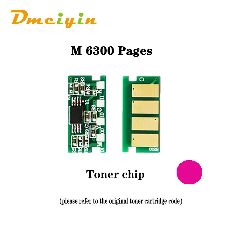 

for Ricoh M C250FW/P C301W/M C250FWB USA Version Toner Chip BK C M Y Color 2.3K and 6.3K Pages