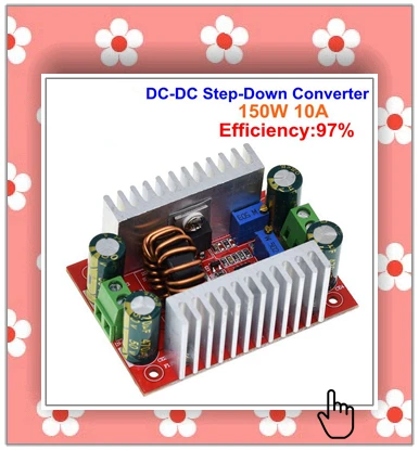 300W 20A DC-DC Buck Converter Step Down Modul Konstantstrom-led-treiber Power Step Down Spannung Modul Elektrolytkondensator – Detail 2