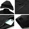 Spring Autumn New Men Casual Jacket Men Outdoor Windproof Waterproof Tactical Jacket Coat Detachable Hat Jackets Male M-5XL 6