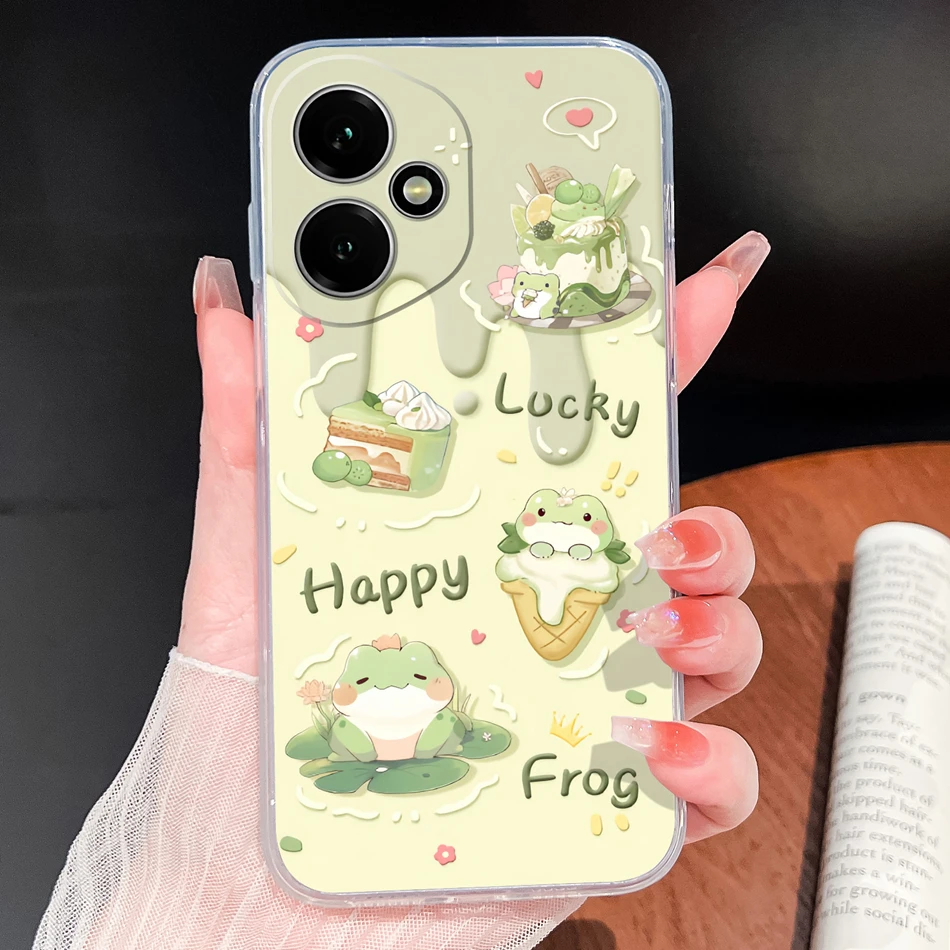 Cupid-Angel Soft Clear Silicone Anti-Drop Phone Case - Slim Protective Back Cover