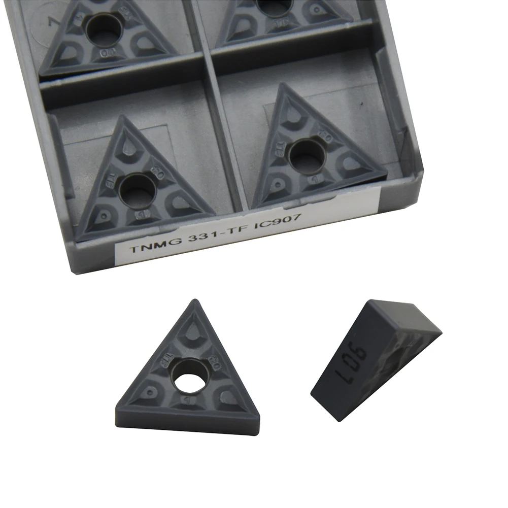 1 Box (10pcs)TNMG331/332-TF TNMG160404/160408-TF IC907/928 High-quality CNC Carbide Inserts for Steel