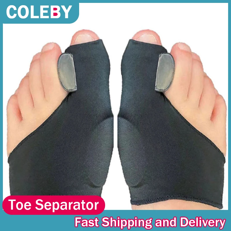 

Toe Separator Hallux Valgus Bunion Corrector Orthotics Feet Bone Thumb Adjuster Correction Pedicure Sock Straightener