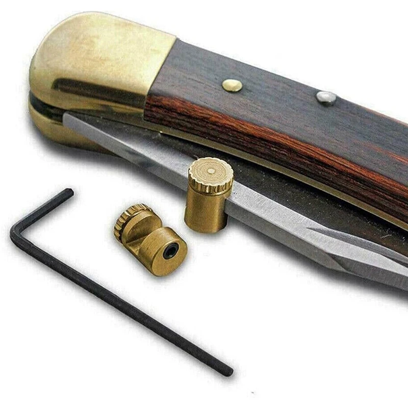 Thumb Stud Fit For Buck 110 Folding Knife Universal Replacement Thumb Button For Folding Hunting Knives Blade Durable 8 Packs