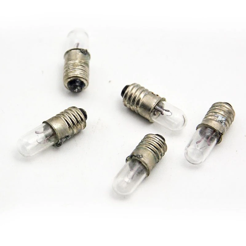 10x E5 Schraubsockel Miniatur Anleitung Glühbirne Lampe 0,5W 6 - Foto 12