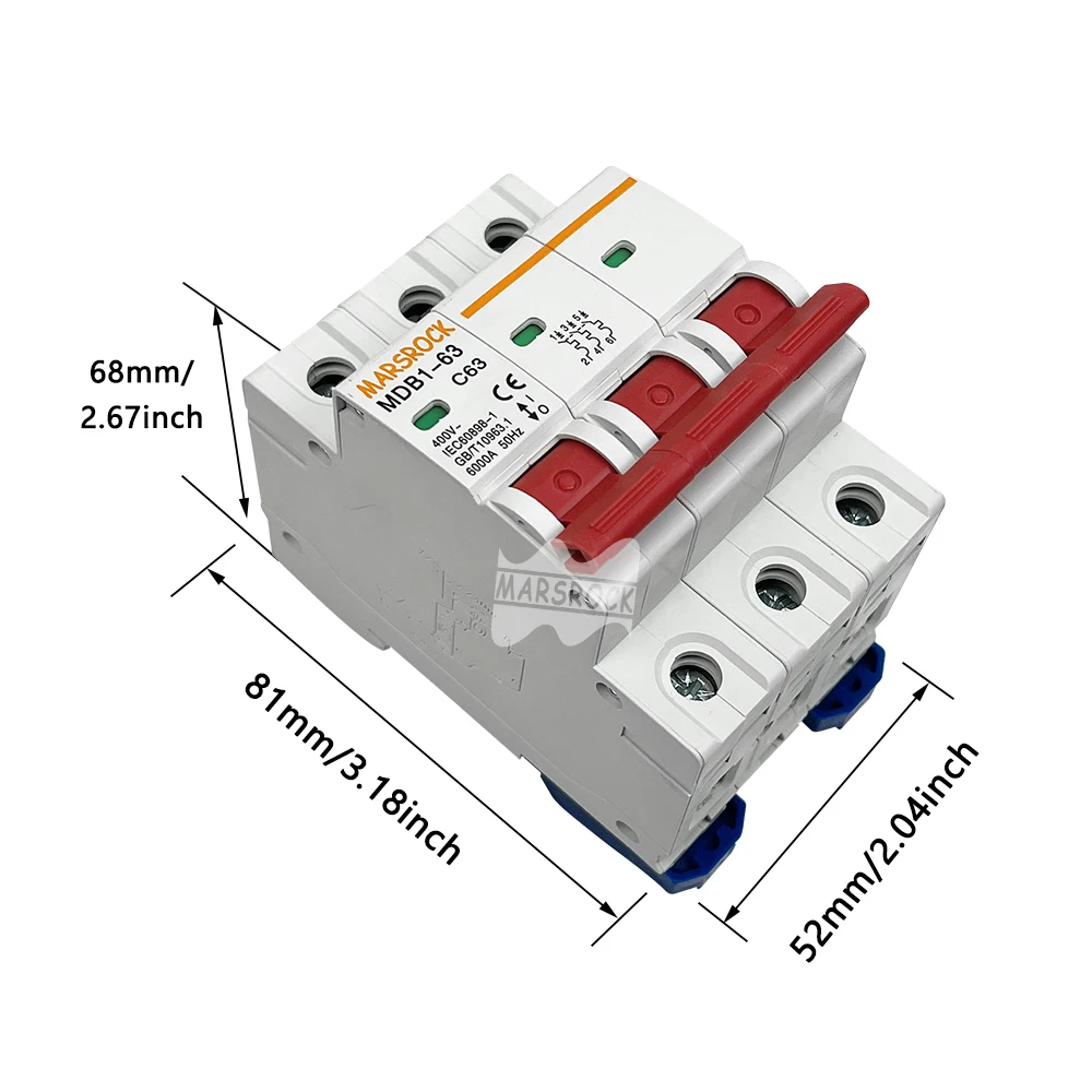 disjuntor eletrico mcb protetor de surtos interruptor 04