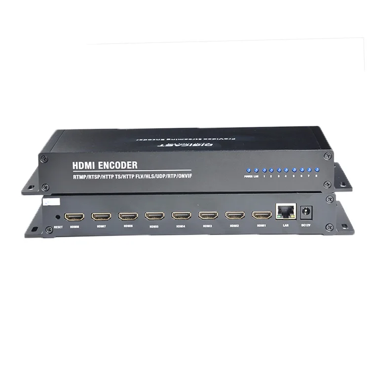 

Live Streaming HD Encoder 8 Channel H.264 Streaming Video Encoder