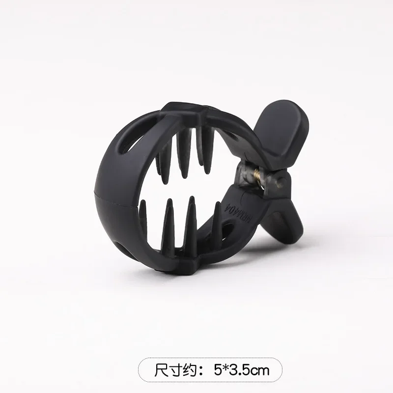 Round Frosted Anti-Sagging Hair Claw Clip