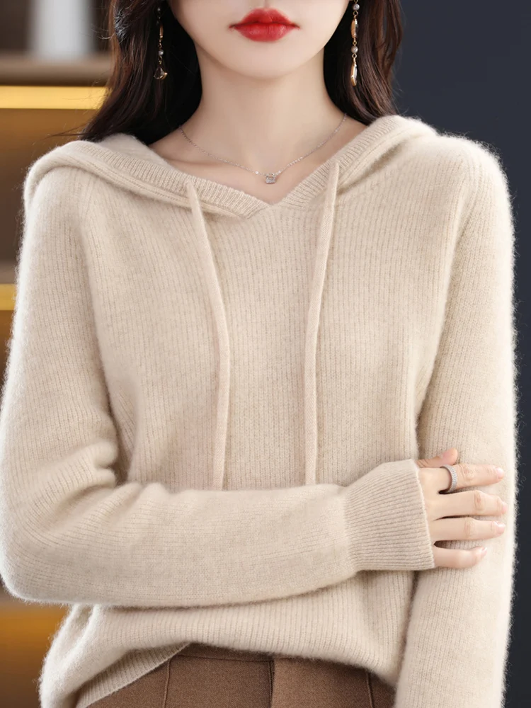 malhas blusas de inverno para mulheres camisolas com capuz pullovers caxemira roupas femininas lã manga comprida malha moda jumpers