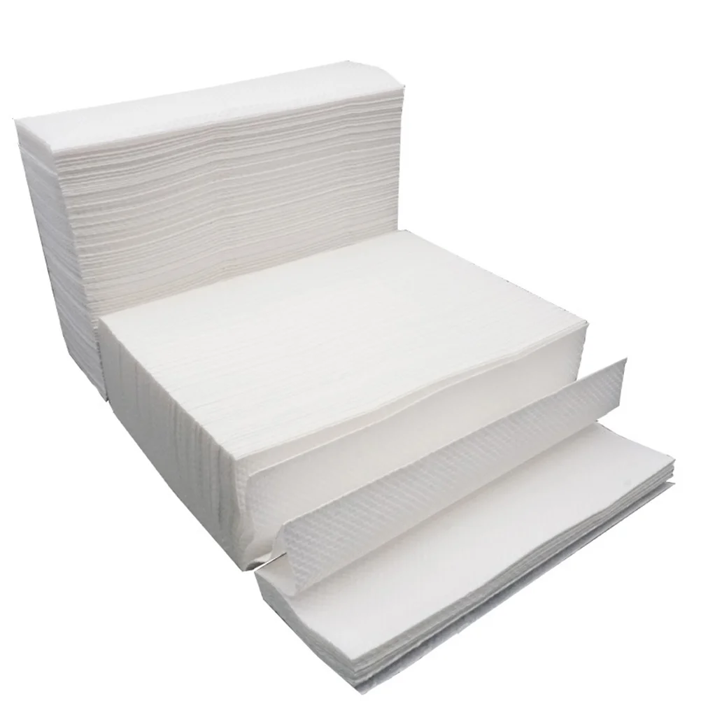 

400 Paper Towels Skin- Friendly Household Paper Tissue For Kitchen Home ( White )