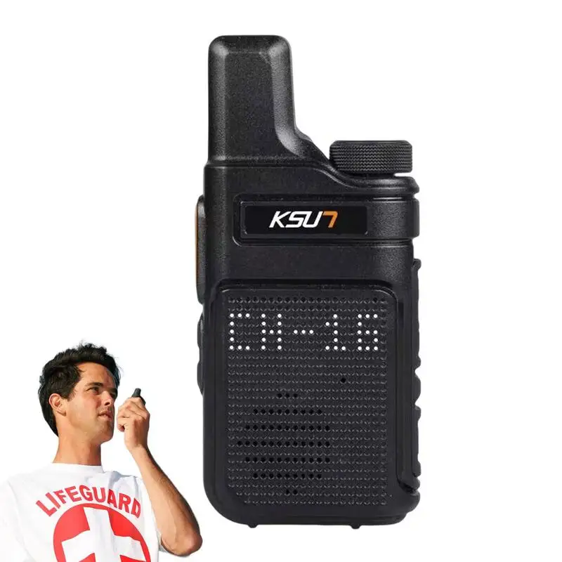 

Retevis RT46 Walkie Talkie 2 Pcs Included PMR Portable Rechargable Walkie Talkies Micro-USB Charging Support AA Battery