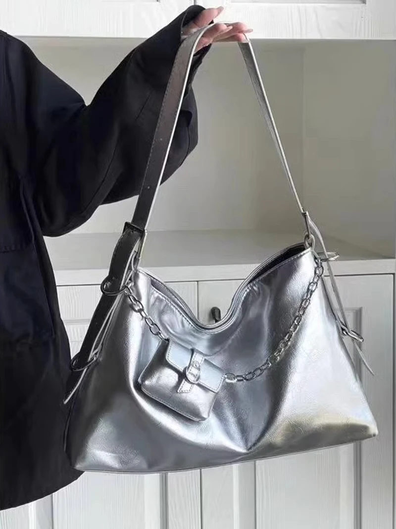 Fashion Large Capacity Tote Bag Women's New Trendy Shoulder Bag High Quality Simple and Versatile 2024 Trendy Bag