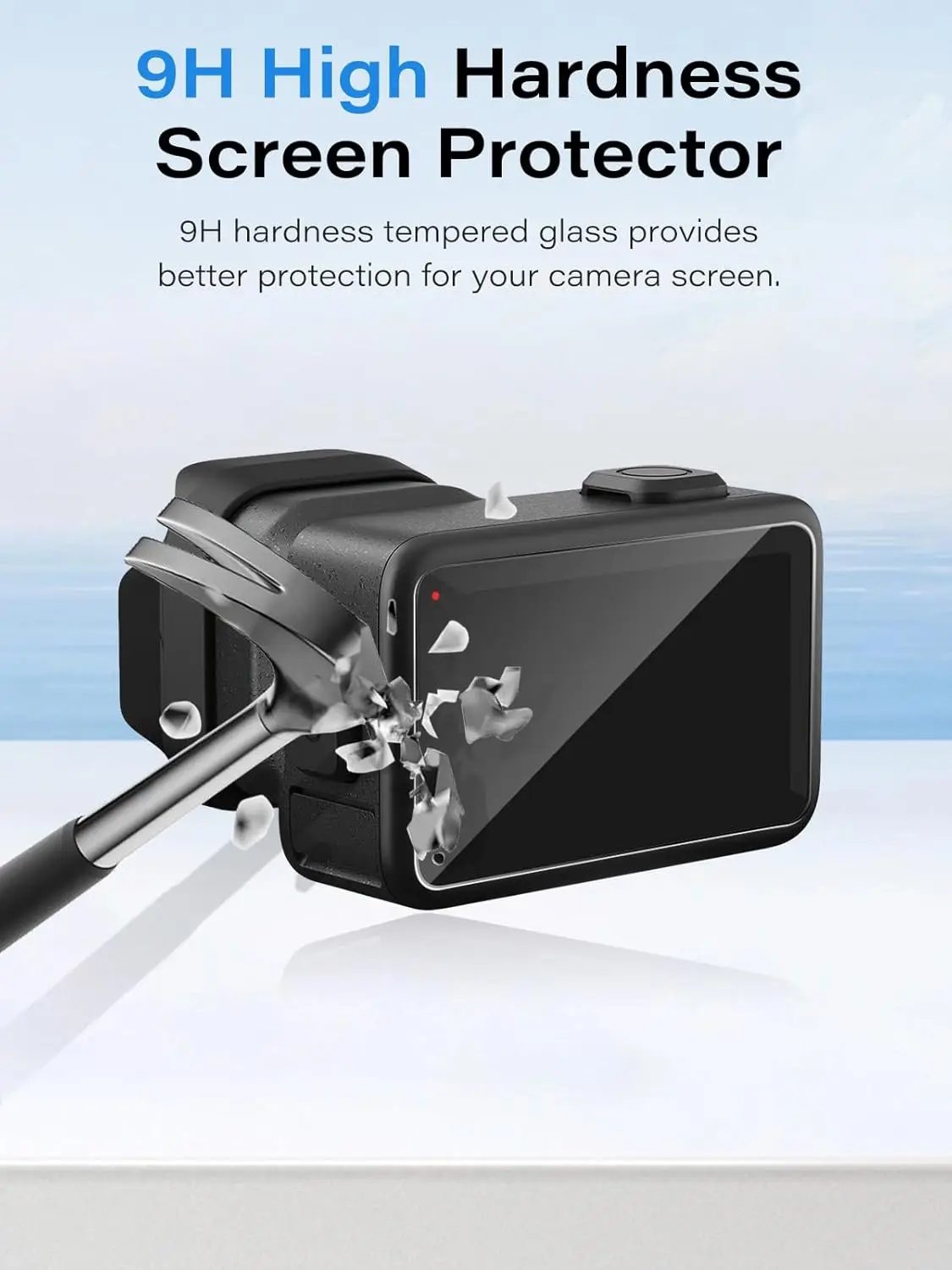 Ultra HD Anti-Scratch Screen & Lens Protector with HD Clarity Tempered Glass