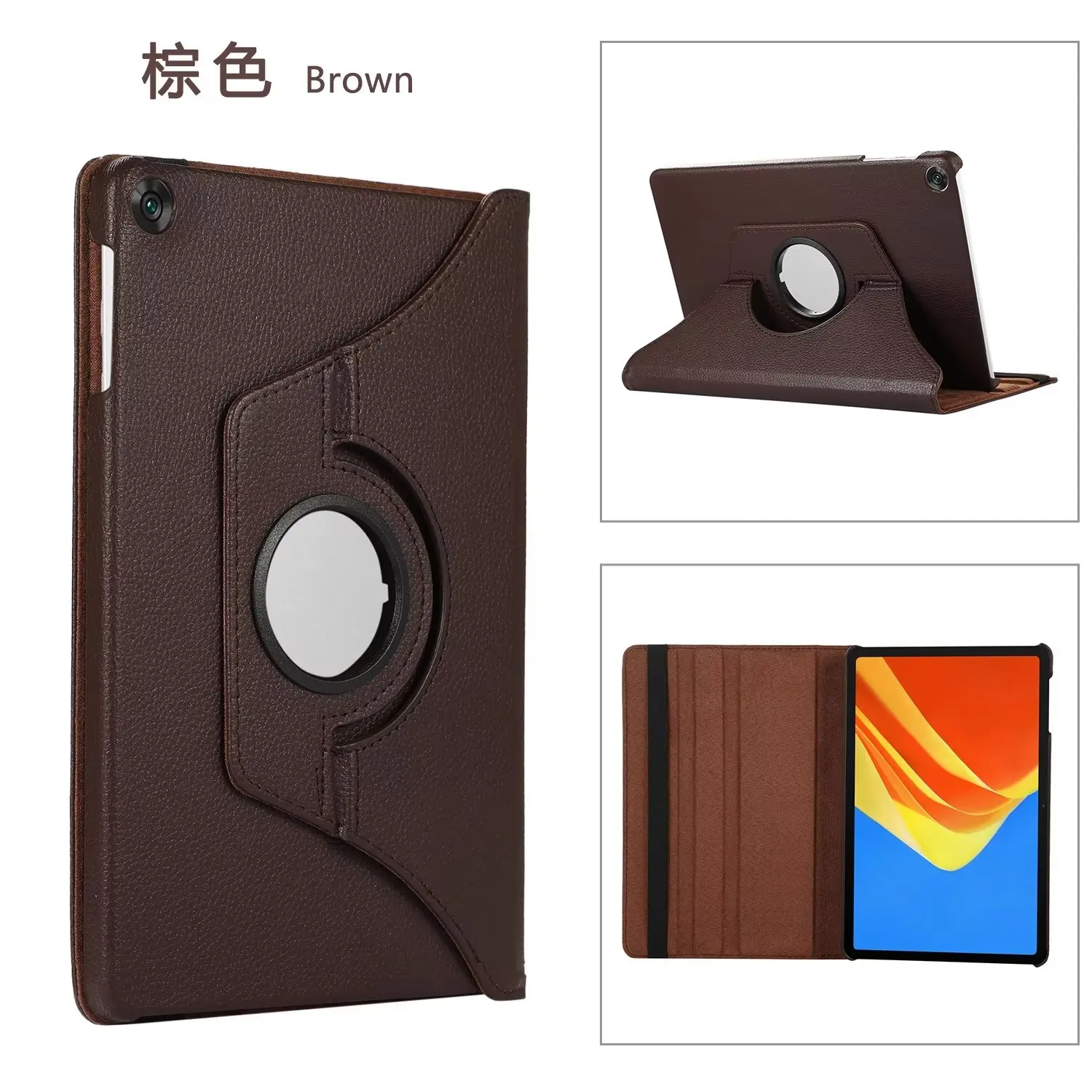 Premium 360 Rotating Luxury PU Leather Tablet Case Cover