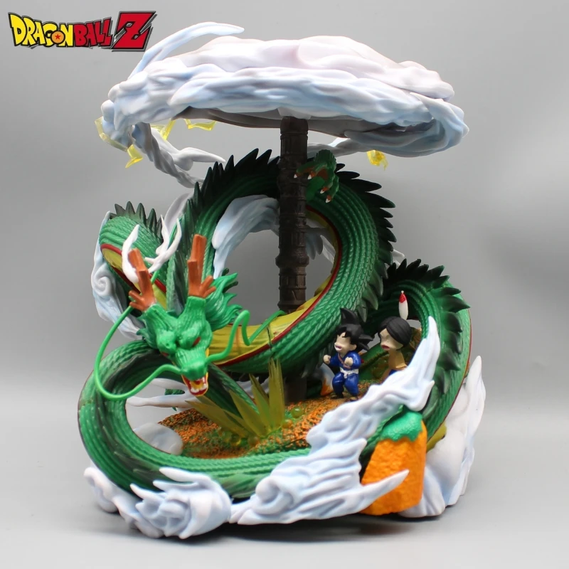 

22cm Anime Figures Dragon Ball Z Shenron And Son Goku Dbz Figurine Pvc Statuex Collection Decoration Ornament Toy Giftanime Figu