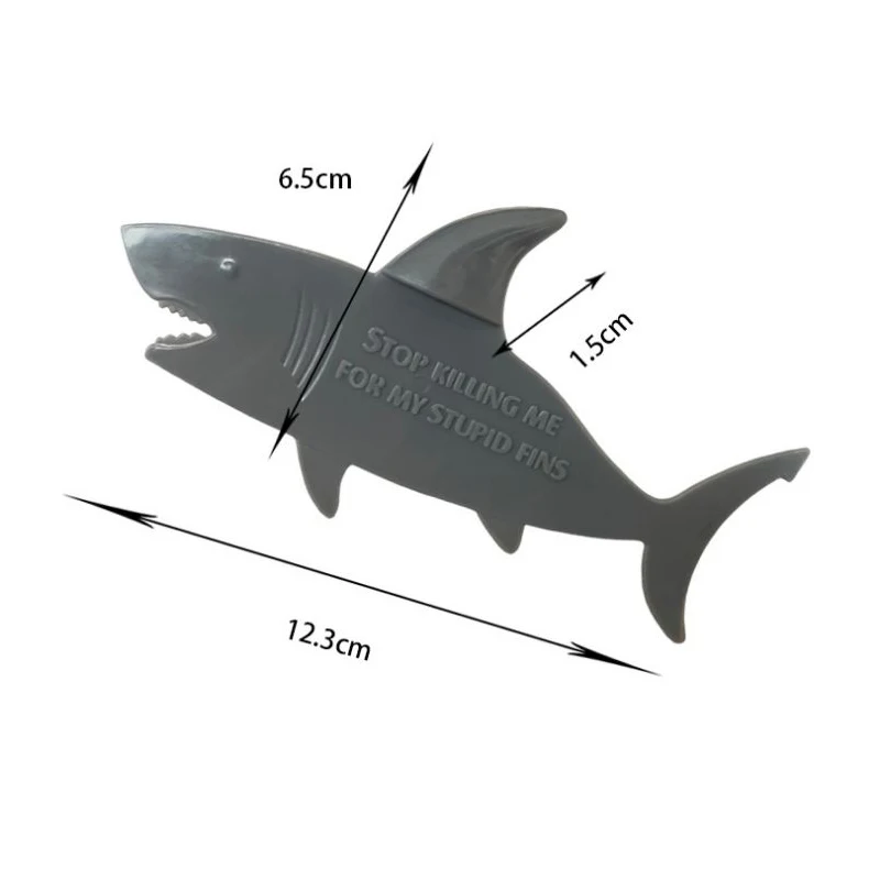 Animal bookmark Bookmarks stationery supplies Creative shark bookmark PP material for kids