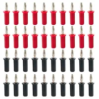 40PCS/4mm Banana Plug Electrical Connector Adaptor Male Female Jack For Speaker Test Probes Converter 1