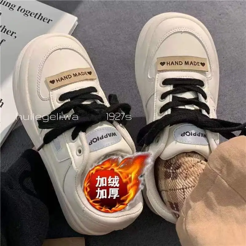 

Туфли женские на плоской подошве, базовые Короткие Плюшевые, Искусственная резина, шитье, обувь на плоской подошве, классические, простые, из искусственной кожи