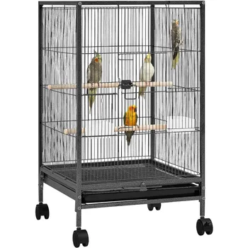 Wrought Iron Bird Cage w/Play Top 1