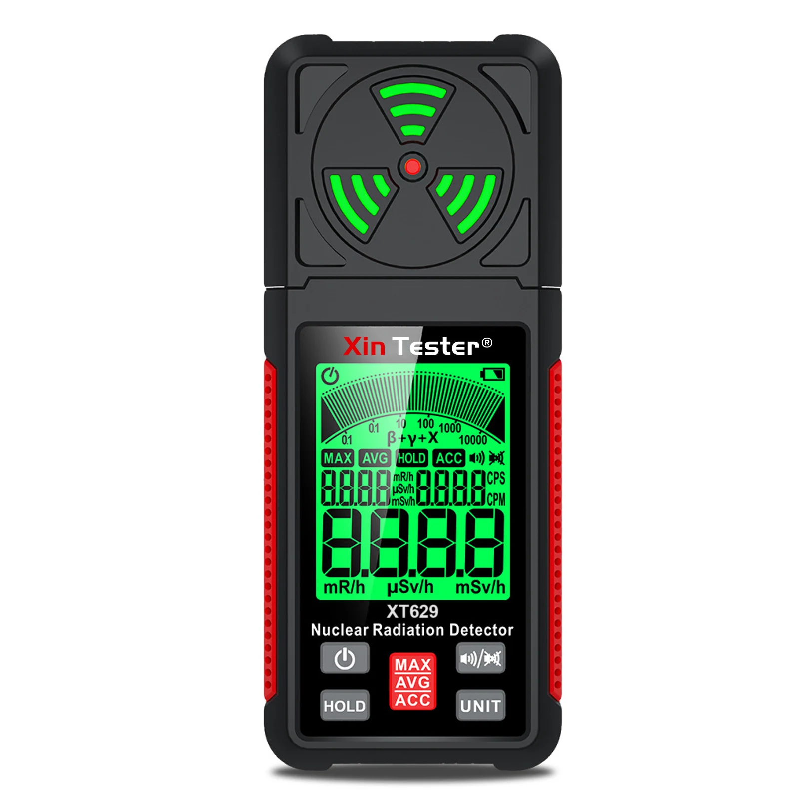 신테스터 XT629 핵방사선 검출기 가이거 계수기 X선 베타 감마 방사능 검출기..