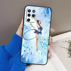 Case per telefono con dipinto ad olio di ginnastica elegante