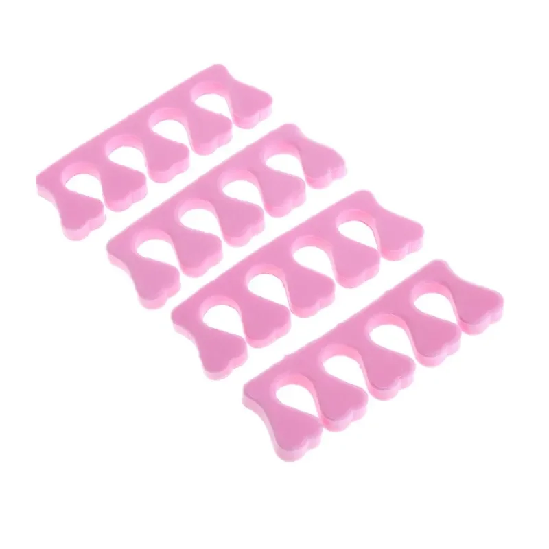 Monja 100Pcs Nail Art Soft Foam Sponge Finger Toe Separators Extending Painting Coating Anti Touch Separate Manicure Tools