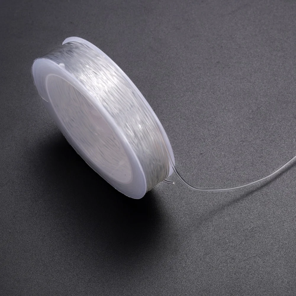 20-100 Meter Transparent Kristall Elastische Schnur Stretch Kunststoff Perle Seil Für DIY Schmuck Armband Necklect Handwerk, Die Entdeckungen – Detail 5