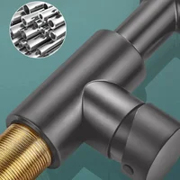 ก๊อกน้ำอัจฉริยะ อ่างล้างหน้าห้องน้ำ ห้องครัว 1080 ° อุปกรณ์เสริมก๊อกน้ำอ่างล้างหน้าแบบหมุนได้อเนกประสงค์กันน้ำกระเซ็นบนเคาน์เตอร์ 4