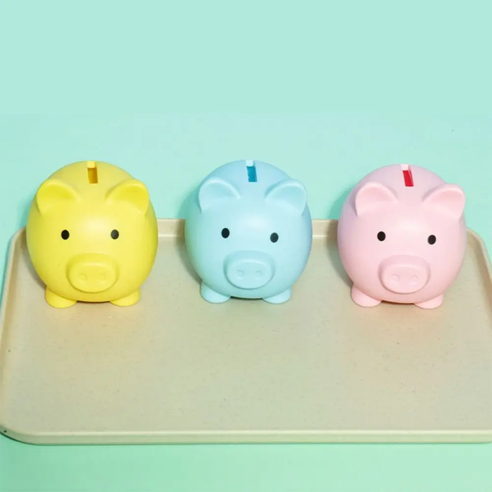 Creative Piggy Bank Color Matching Toys Colorful Plastic Cute Piggy Bank Money Boxes Decorative Color Matching
