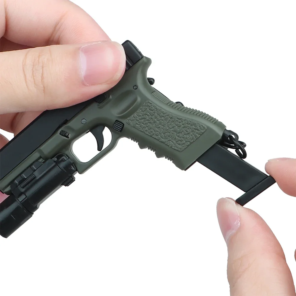 G-17 Keychain Plastic 1:4 Mini Pistol Gun Shape Keyring Gift