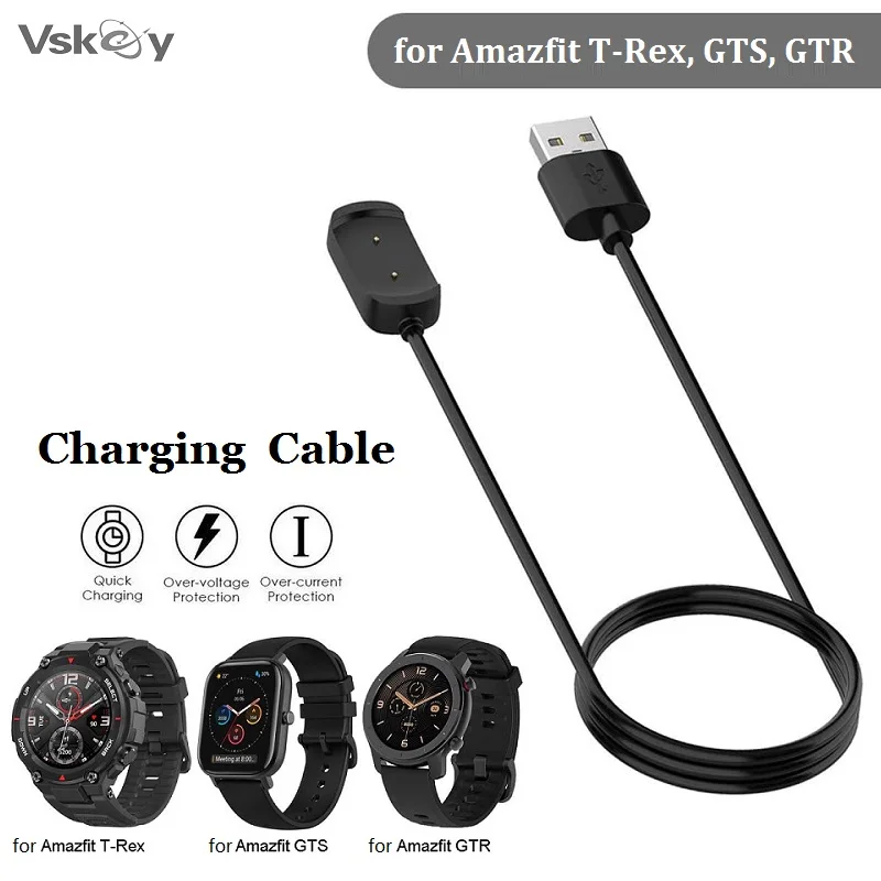 

10PCS Charger Cable for Amazfit T-Rex/GTS/GTR 42mm 47mm Smart Watch Magnetic USB Charging Dock Cords Replacement Accessories