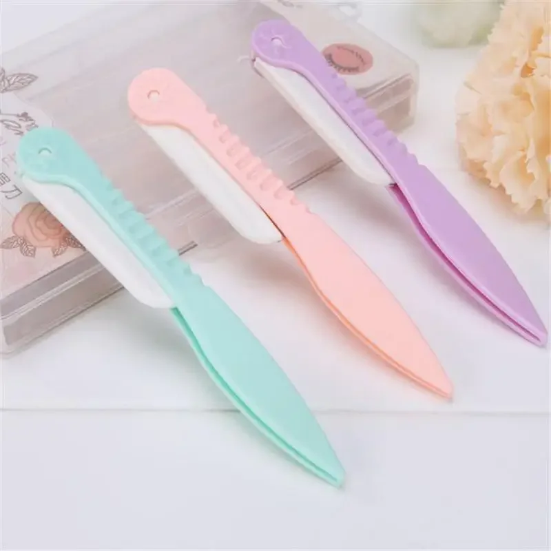3Pcs Women Beauty Blade Facial Hair Removal Razors Shaver Trimmer Eyebrow Knife